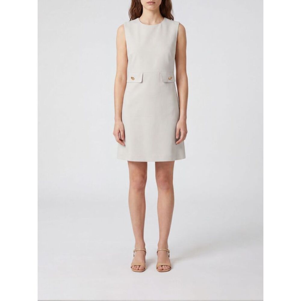 Parosh Women P.A.R.O.S.H. Off-The-Shoulder Linen Blend Sheath Mini Dress